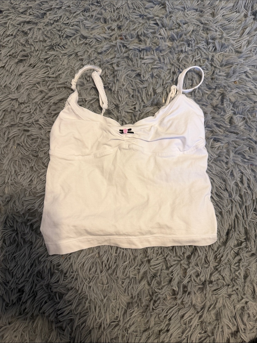 Free People Women's White Camisole Tank Top
